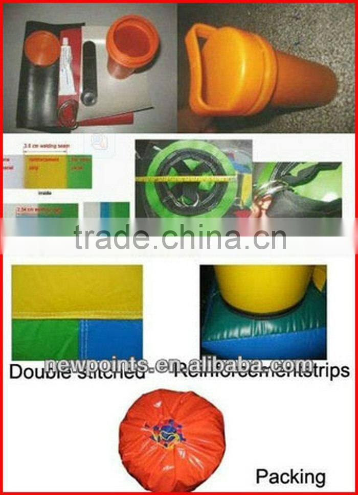 PVC,0.55mm PVC tarpaulin Material and Castle Type inflatable bouncer