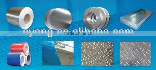 Plastic film coated aluminium sheet