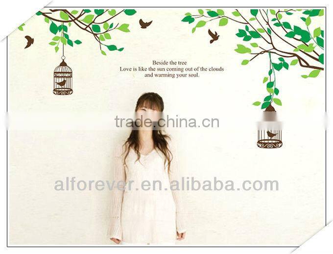 Birds Cages wall decoration for wall units,60*90cm