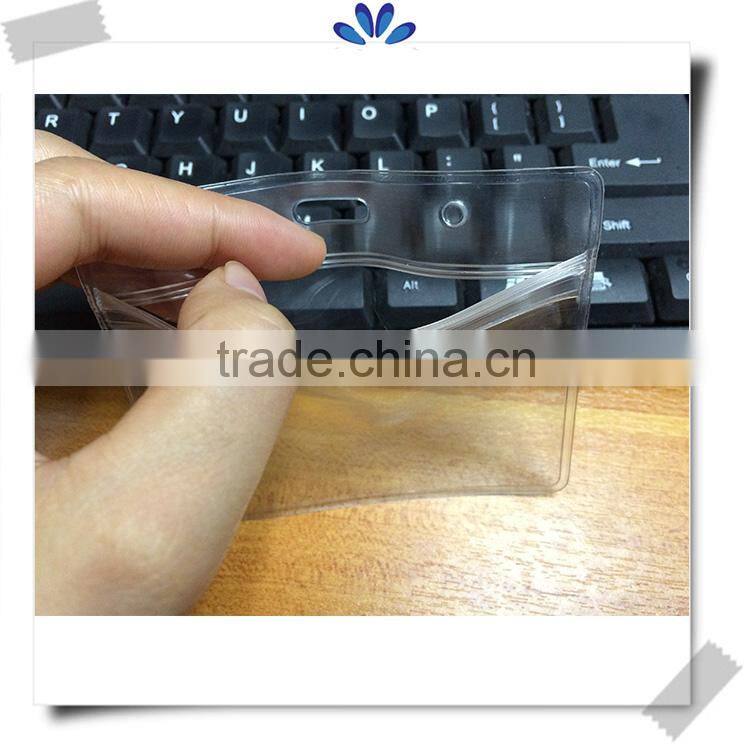 Cheap bulk clear plastic card holder for promotion sale