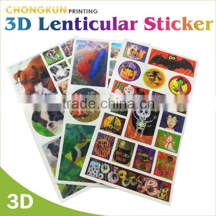 2016 new Christmas greeting card 3D lenticular card