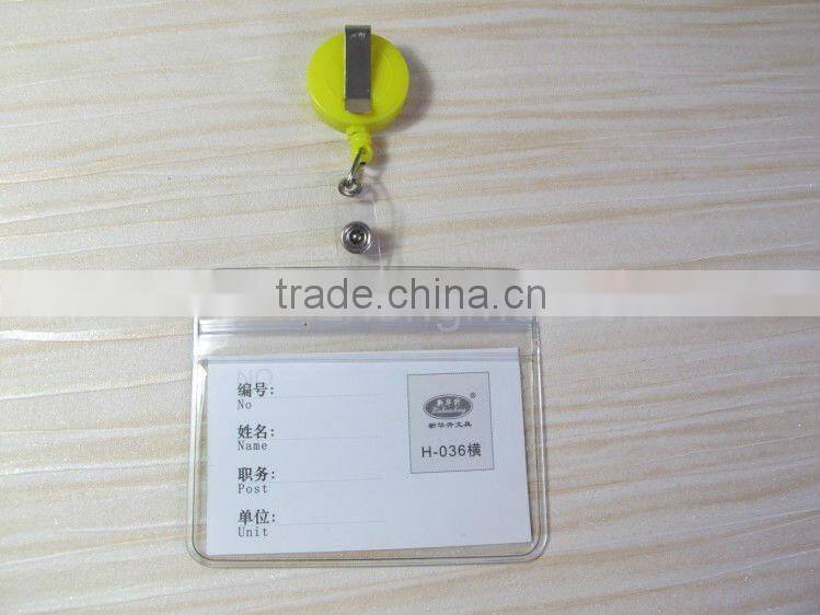 Retractable yoyo id badge reel