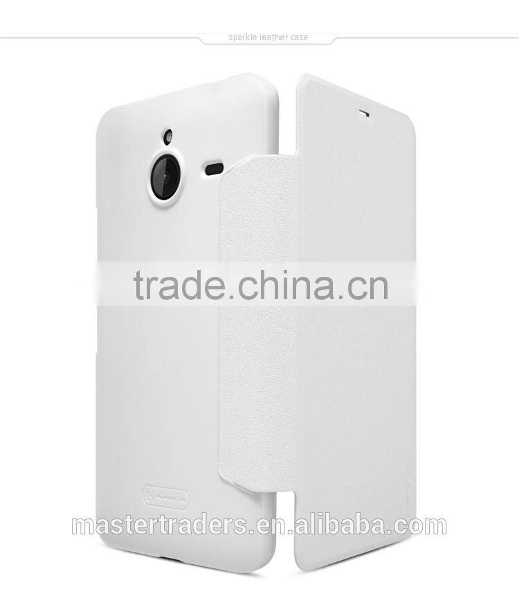 Original NILLKIN Sparkle Series Wallet Flip PU Leather Case For Microsoft Lumia 640XL MT-3526