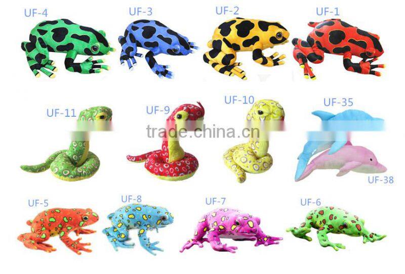 yiwu factory Wholesale lifelike stuffed cobra animal toy