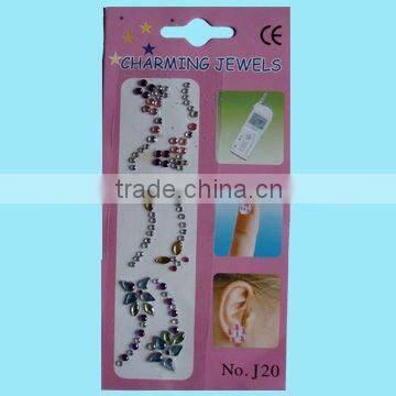 Crystal acrylic stickers