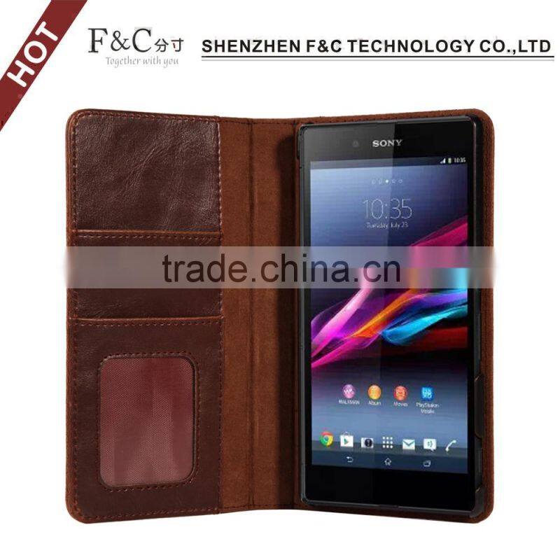 For Sony Xperia Z4 book style case, Flip Cover Stand Case For Sony Xperia Z4,