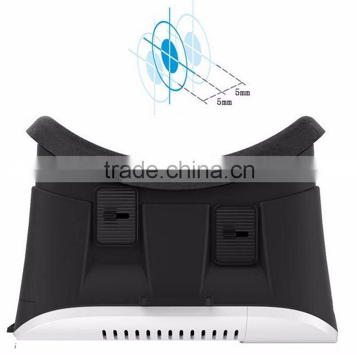 2016 VR BOX 1.0 Pro Google cardboard Version VR Virtual Reality Glasses for 3.5" - 6.0" Smart Phone