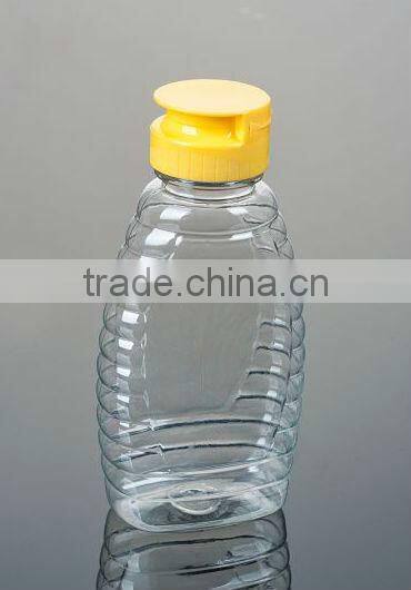 plastic PET honey bottle coconut oil bottle squeeze food bottle