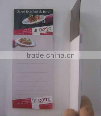 fashionable memo pad,fridge magnetic memo pad