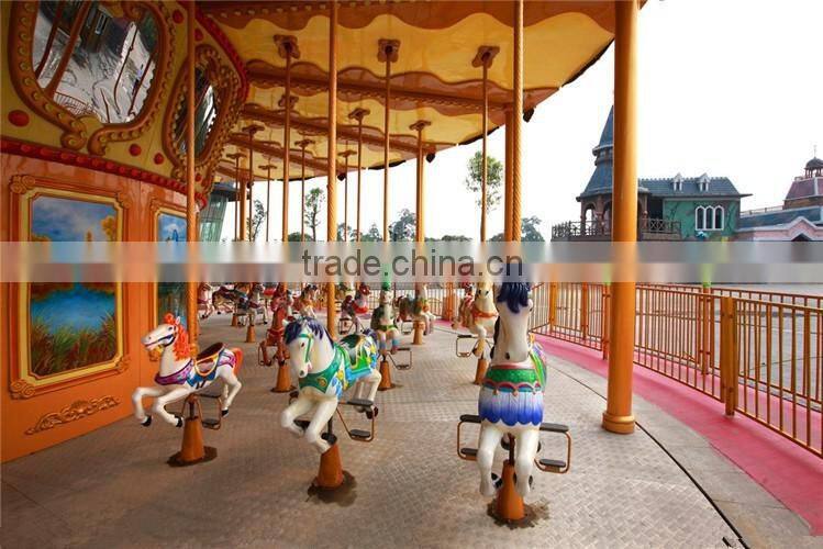 Most Popular Charming 3-16 Seats Amusement Park Rides Carousel for Sale
