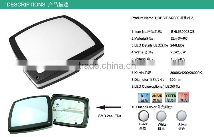 HOBBIT round outdoor IP65 led ceilling light lamp