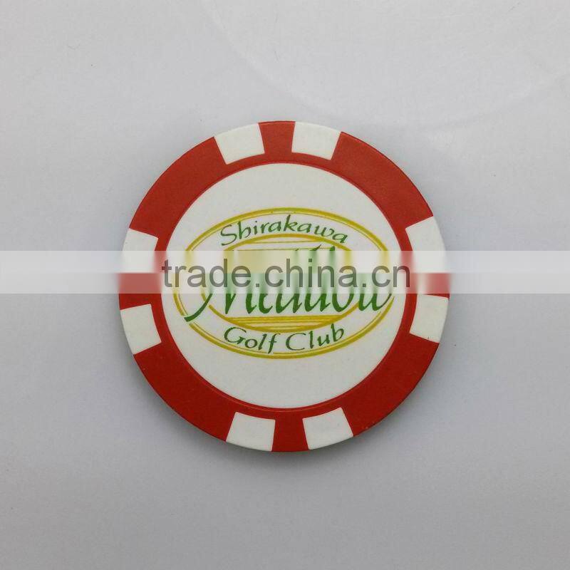 Plastic Pocker Chips Casino Chips Custom Printing custom printing 14.5Gram clay poker chip