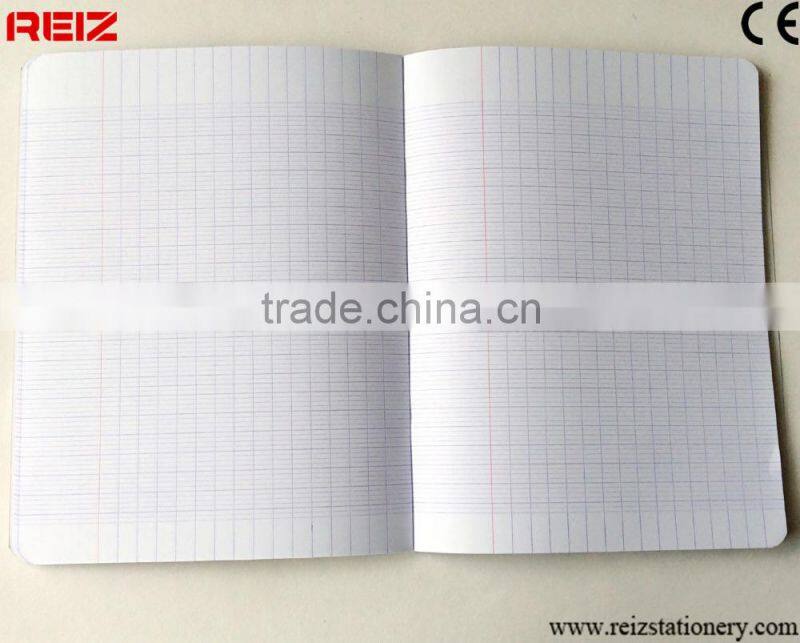 Seyes exercise book, french lines notebooks 17x22cm, 24pages