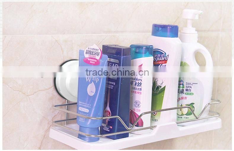 Suction cup wall mounted paper towel holder Bathroom Corner Shelf