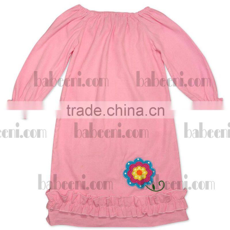 Cute Turkey applique A-line dress for Thanksgiving