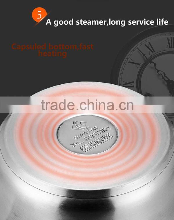 Commercial Large Capacity Rice Induction Stainless Steel Electric Food Steamer