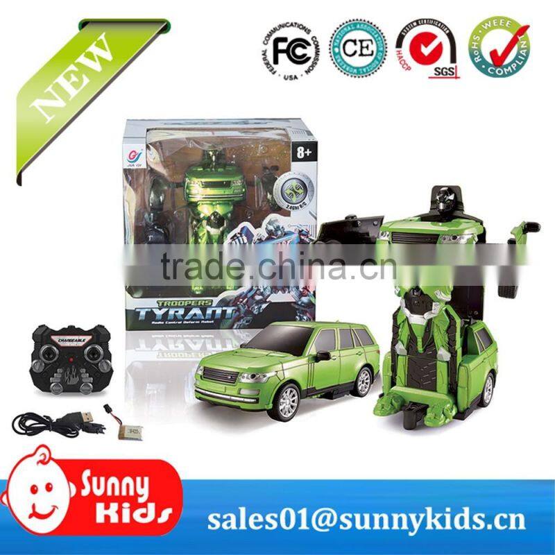 transformation universal remote control toy RC car transform robot toy