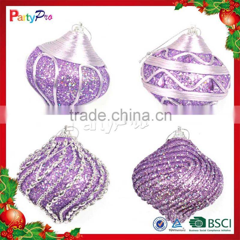Partypro 2015 New Designs Various Shape Colorful Balls Hanging Ornament
