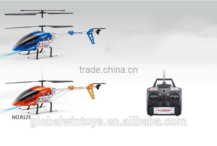 R125 3.5ch helicoptero rc controle remoto,40MHZ frequency rc helicopter