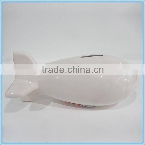 ceramic bomb shape money custom coin bank gift decoration