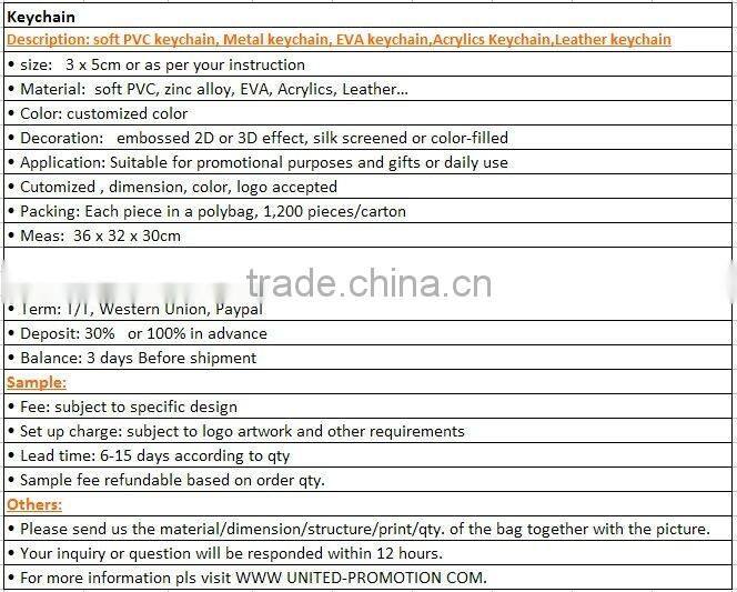 new fashion eva foam keychain