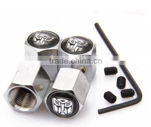 Car Auto Wheel Tyre Tire Valve Stem Cover Metal Air Caps