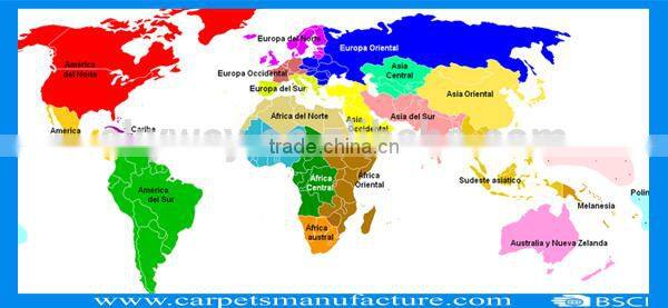 15mm thickness 100% imported polyester gold mines carpet