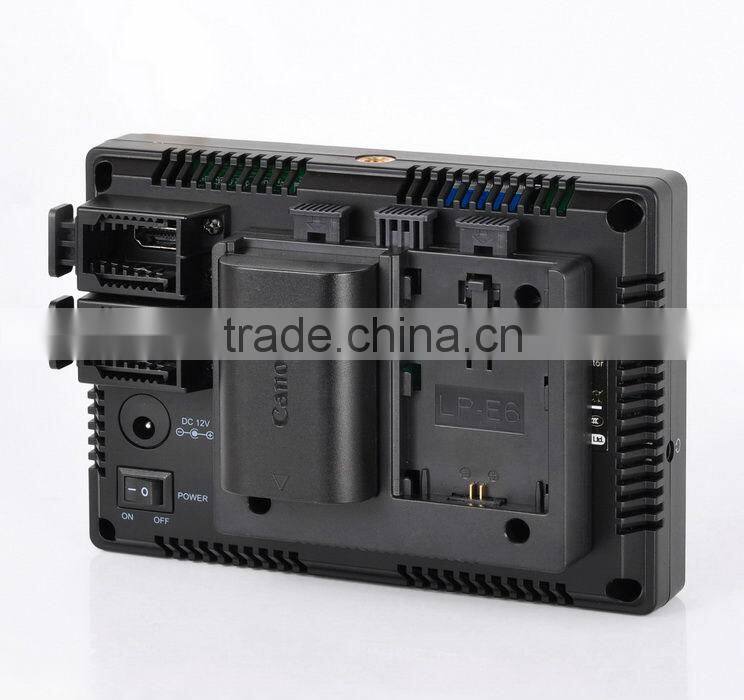 MustHD 5 inches On Camera Video assist Field Monitor with HDMI input Focus Assist Marker False Color Pixel to Pixel etc