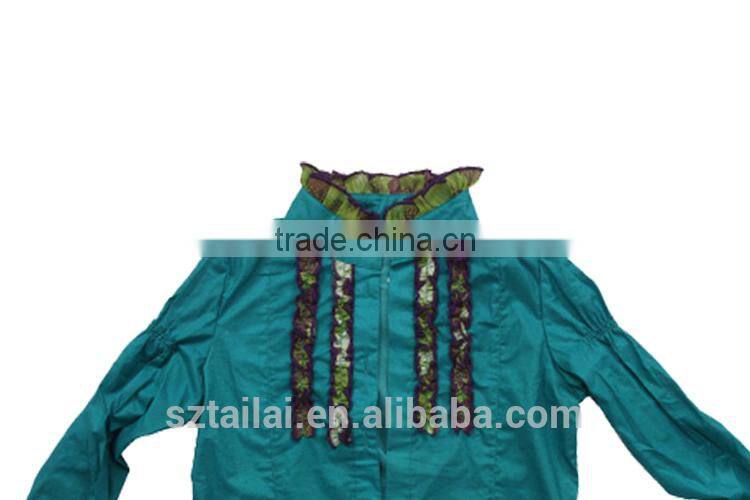 Wholesale clothing Best selling Fitness Casual baby girl blouse design