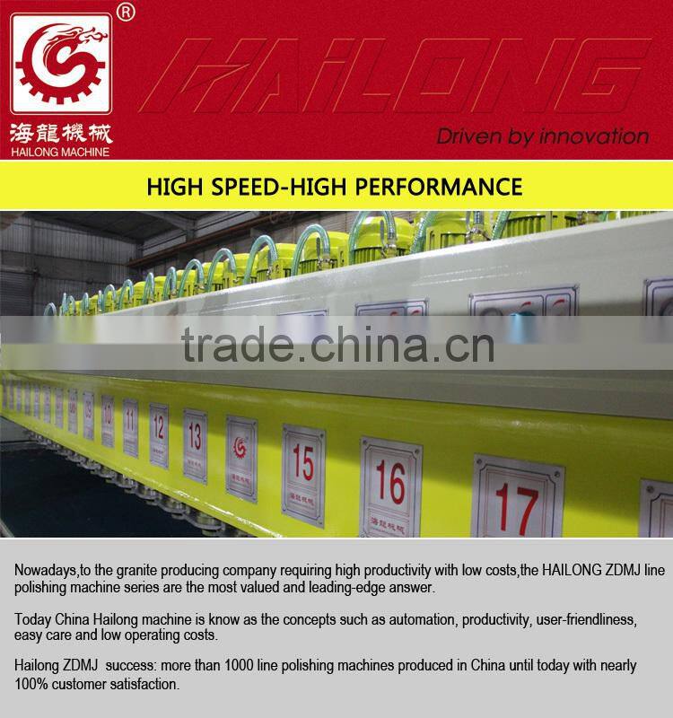 16 heads granite automatic line grinding machine 1200mm
