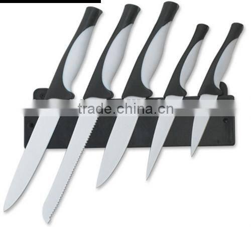 knife set with stand