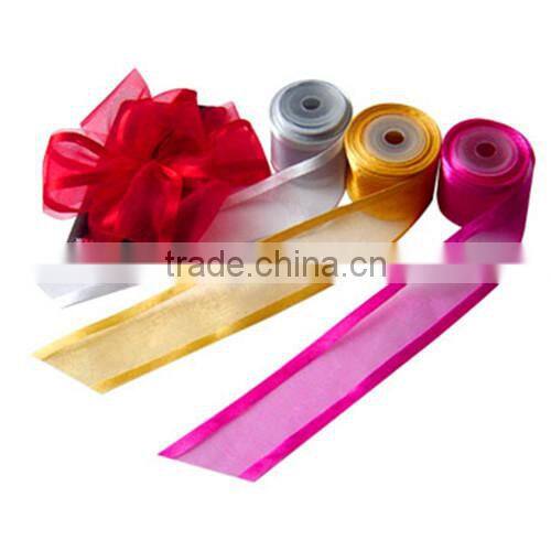 2014 Wholesale 100% Polyester Packing Organza Ribbon