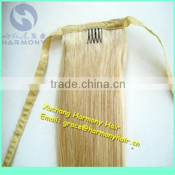 Harmony yaki human hair ponytail is available on stock