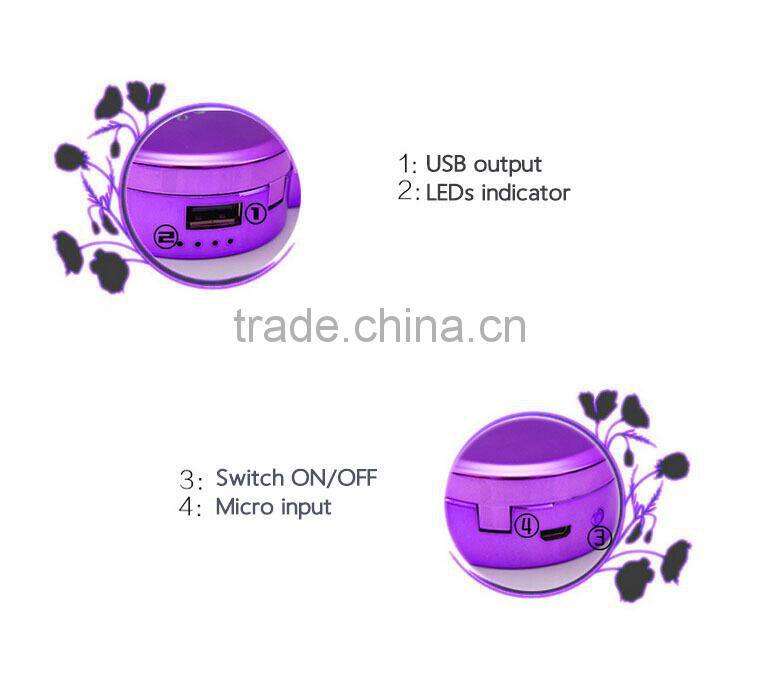 mirror smart phone lady power bank