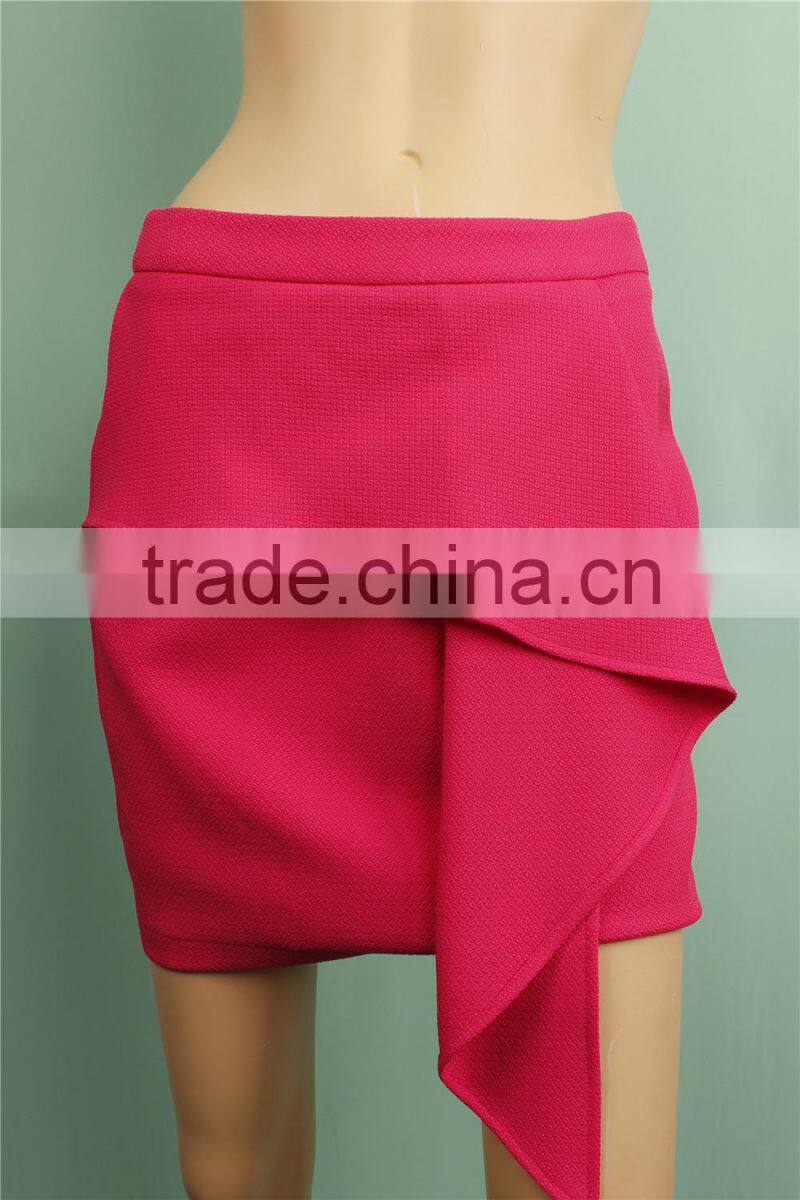 2016 S/S new designs summer collection red skirt