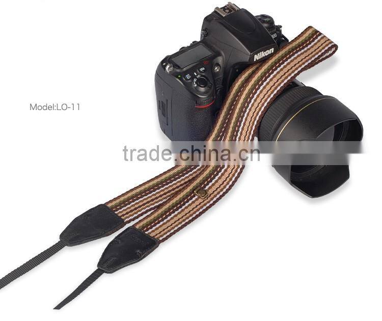 11 styles Universal Colourful Ribbon Pattern D-SLR Camera Strap Shoulder Neck Strap Grip