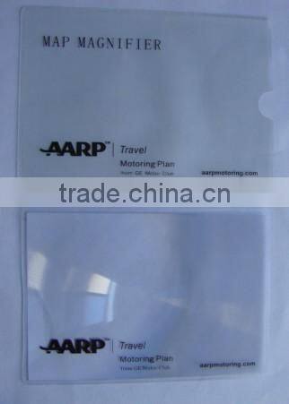 Popular Factory Direct Postcard Thin Flat Magnifying Lens With Pouch