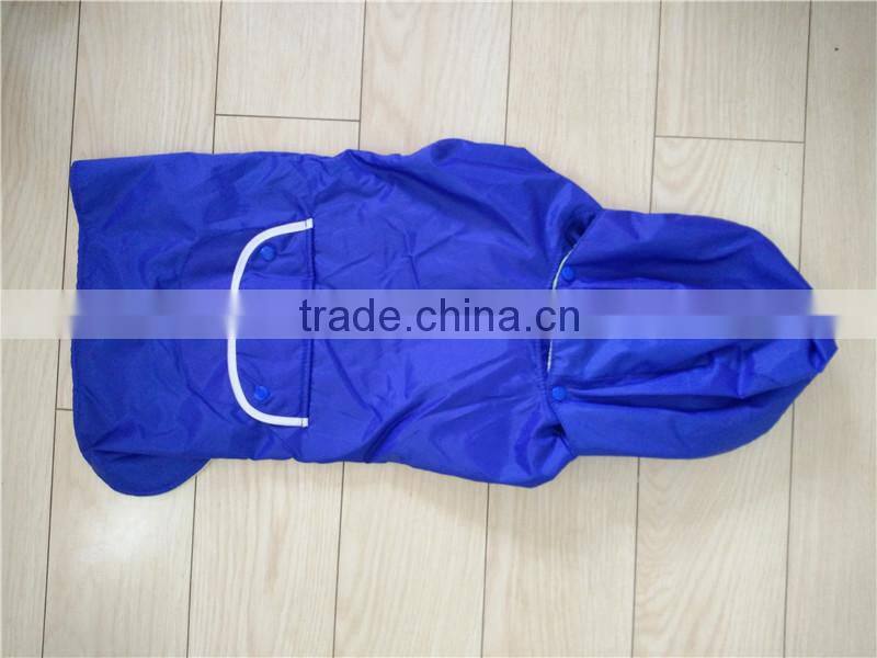 waterproof polyester double layer pet raincoat