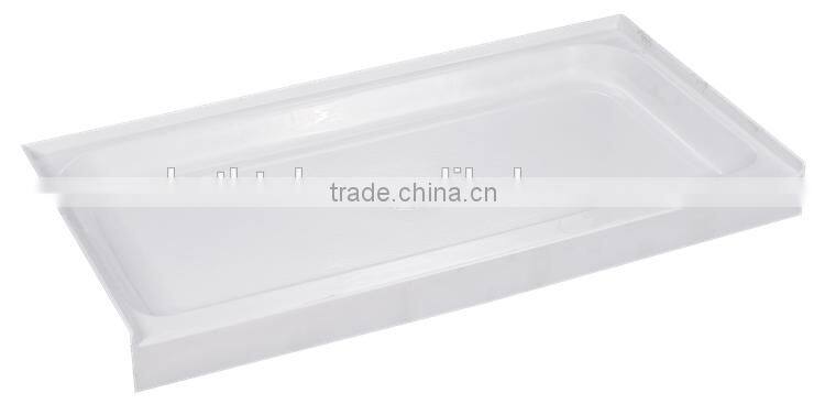 SUNZOOM single threshold shower base,thin shower tray,left and right center drain shower base,