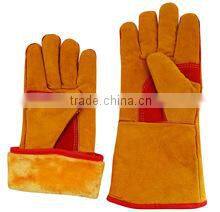 Kevlar Stitched Leather Welding Gloves - Lined