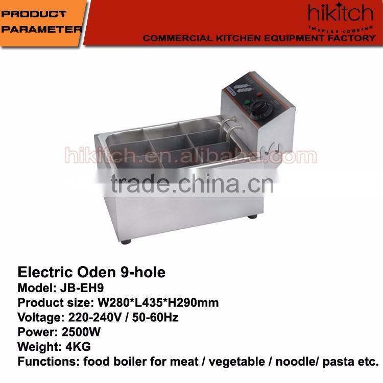 Street food cooker food boiler 9 holes electric oden cooker on sale