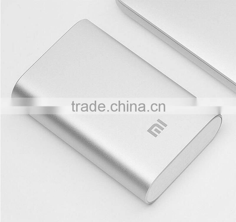 High quality wholesale xiaomi power bank 10400mah for promotion gift