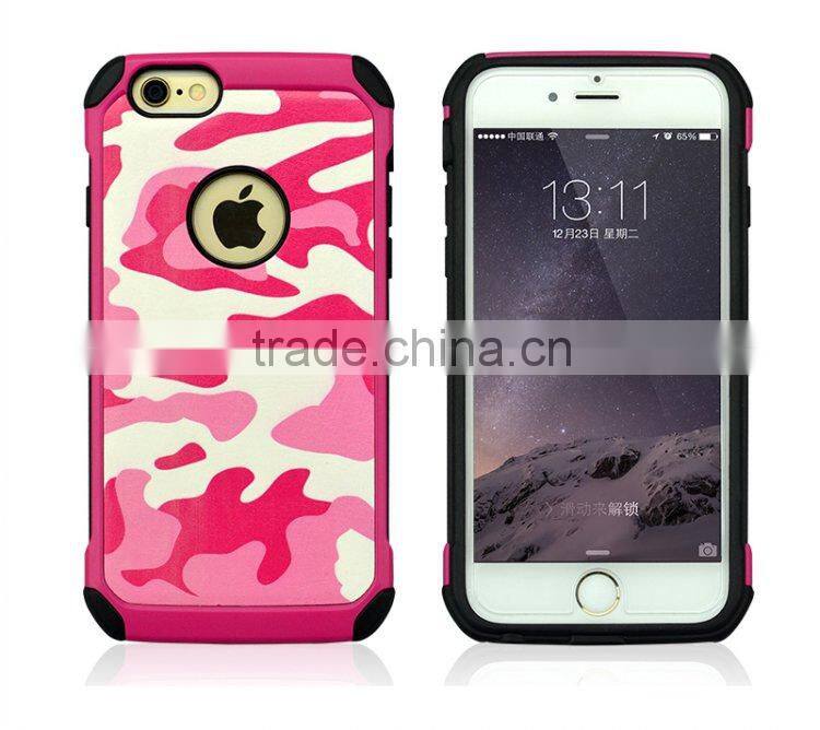 Superior quality camouflage army cell phone case cover for Apple iPhone 6S