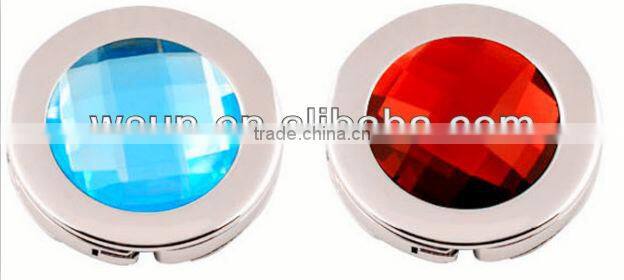 crystal Purse hook with mirror for promotional