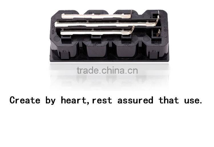 Quatra gangs socket outlet