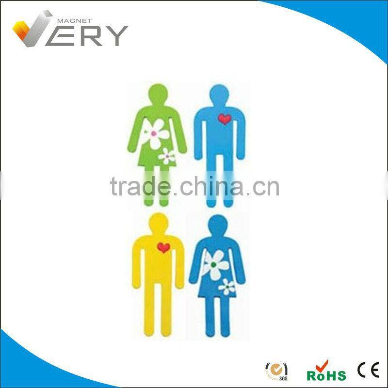 Wholesale DIY Colorful Boy Key pete Flexible Magnets toy Q-men magnetic toy