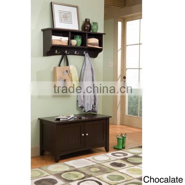 High Quality Enteryway Coat Hook with Storage Bench Set