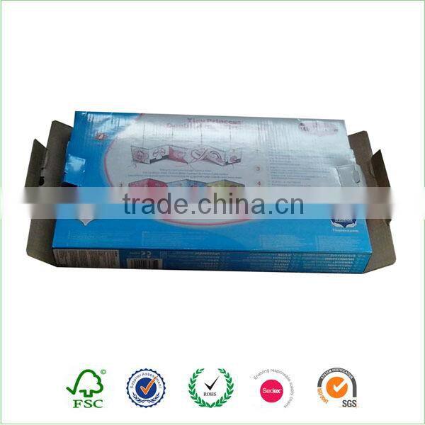 empty small seasonal baby blanket packaging box