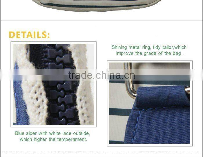 2013 best sell striped canvas handbag