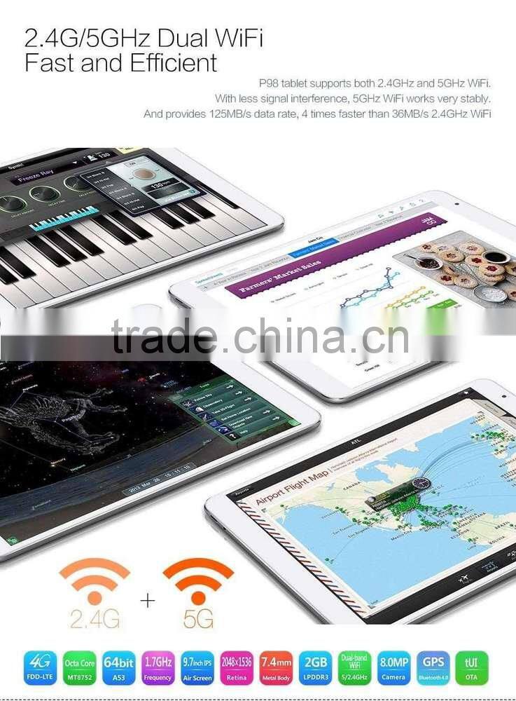 Hottest and Newest 9.7 inch 3G WCDMA 4G LTE Call Tablet PC Android 5.1 2G 4G RAM Octa Core